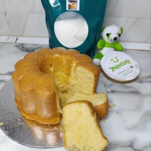 پودر کیک خانگی وانیلی